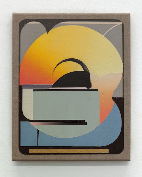 Bernhard Buhmann
Golden Hour, 2025
Oil and acrylic on canvas
19.69 x 15.75 inches
50 x 40 cm