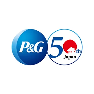 Ｐ＆Ｇジャパン５０周年記念ロゴ