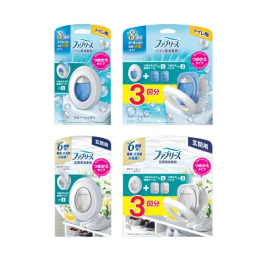 「ファブリーズ トイレ用消臭剤」「ファブリーズ 玄関用消臭剤」詰め替えタイプ リニューアル発売