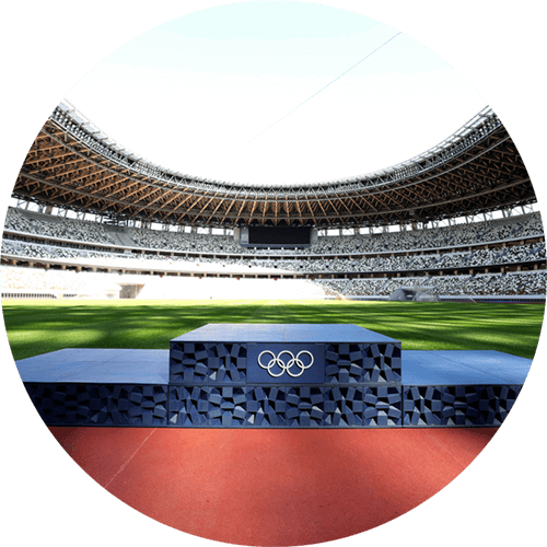 ～Ｐ＆Ｇによる事業協力のもと実施～東京2020組織委員会「みんなの表彰台プロジェクト」東京2020オリンピック・パラリンピック 表彰台が完成 大会史上初！使用済みプラスチック容器をリサイクル