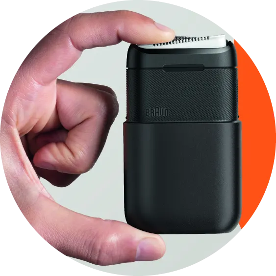 小さいのにパワフルな剃り味を実現したモバイルシェーバー「BRAUN(ブラウン) mini(ミニ)」が新登場