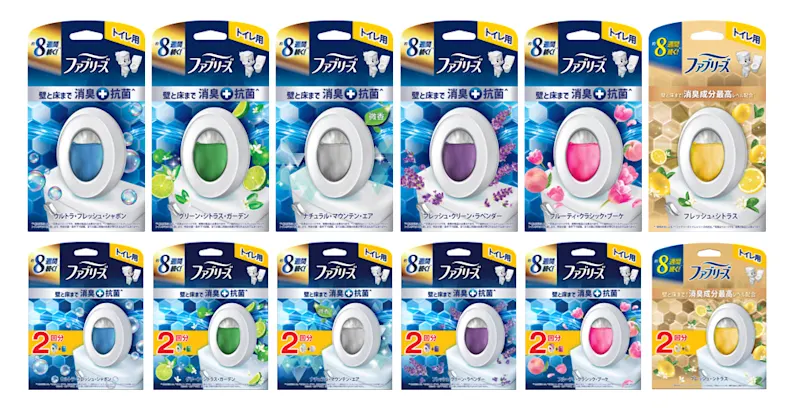 「ファブリーズトイレ用　抗菌」シリーズがリニューアル!