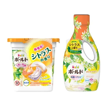 「ボールド ジェルボール4D」シリーズに心弾ける「シトラス＆ヴァーベナの香り」が2023年10月下旬より登場