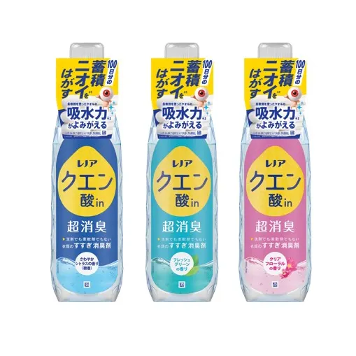 100日分の蓄積ニオイをはがす「レノア クエン酸in超消臭」が2024年８月上旬よりリニューアル