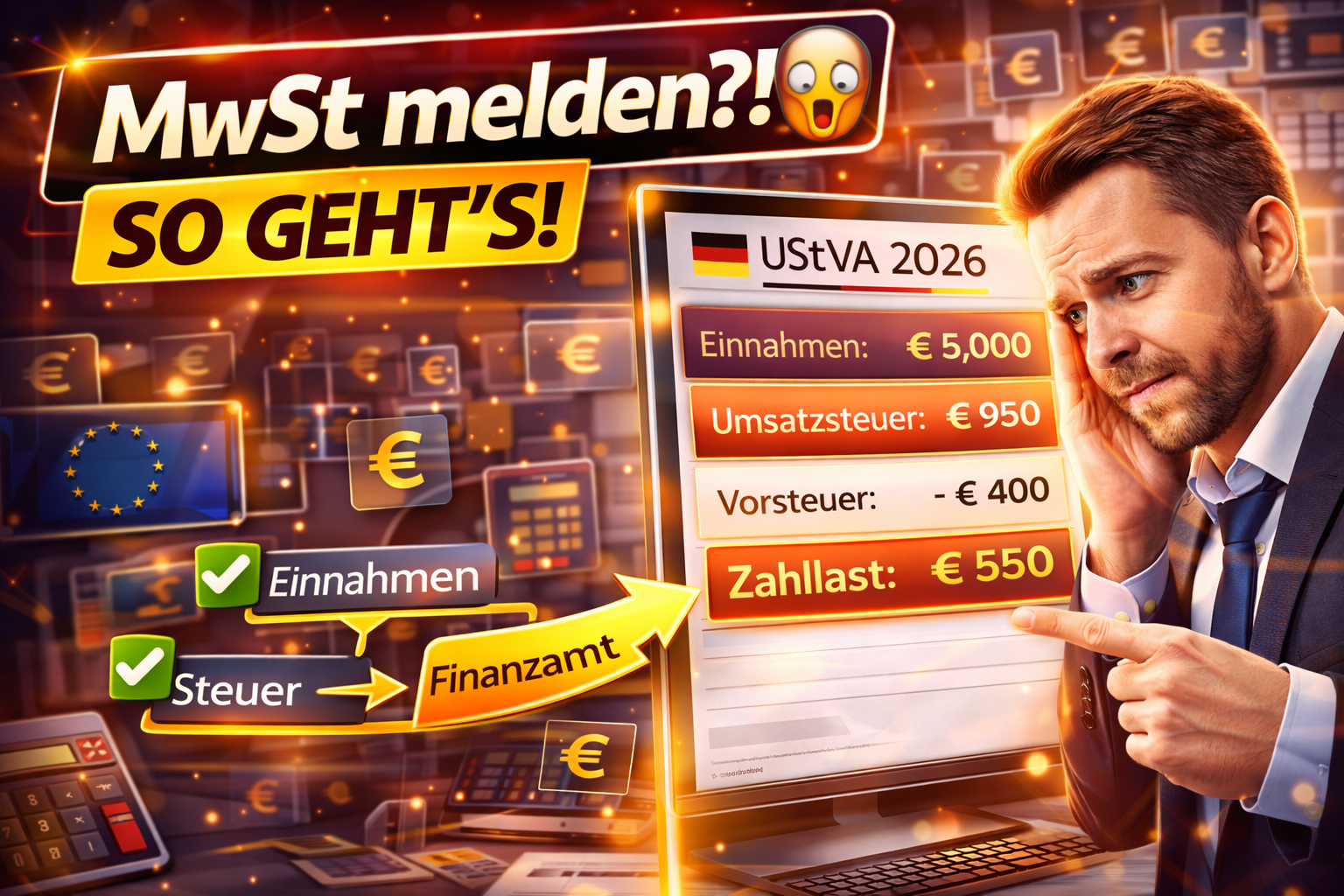 Umsatzsteuer-Voranmeldung einfach erklärt: Anleitung für Deutschland (2026)