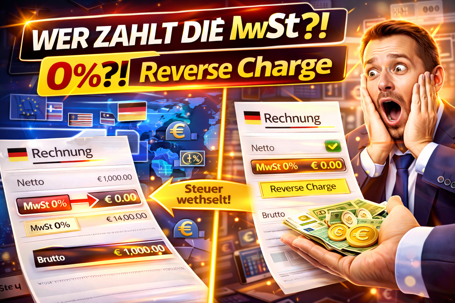 Reverse Charge Verfahren einfach erklärt: Umsatzsteuer bei Leistungen aus dem Ausland (Deutschland 2026)