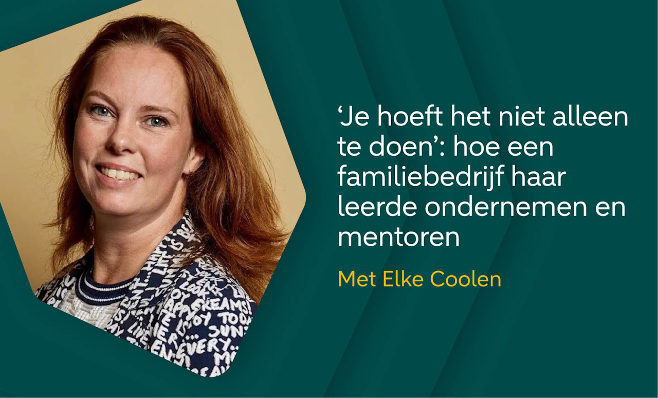 ‘Je hoeft het niet alleen te doen’: hoe een familiebedrijf haar leerde ondernemen en mentoren