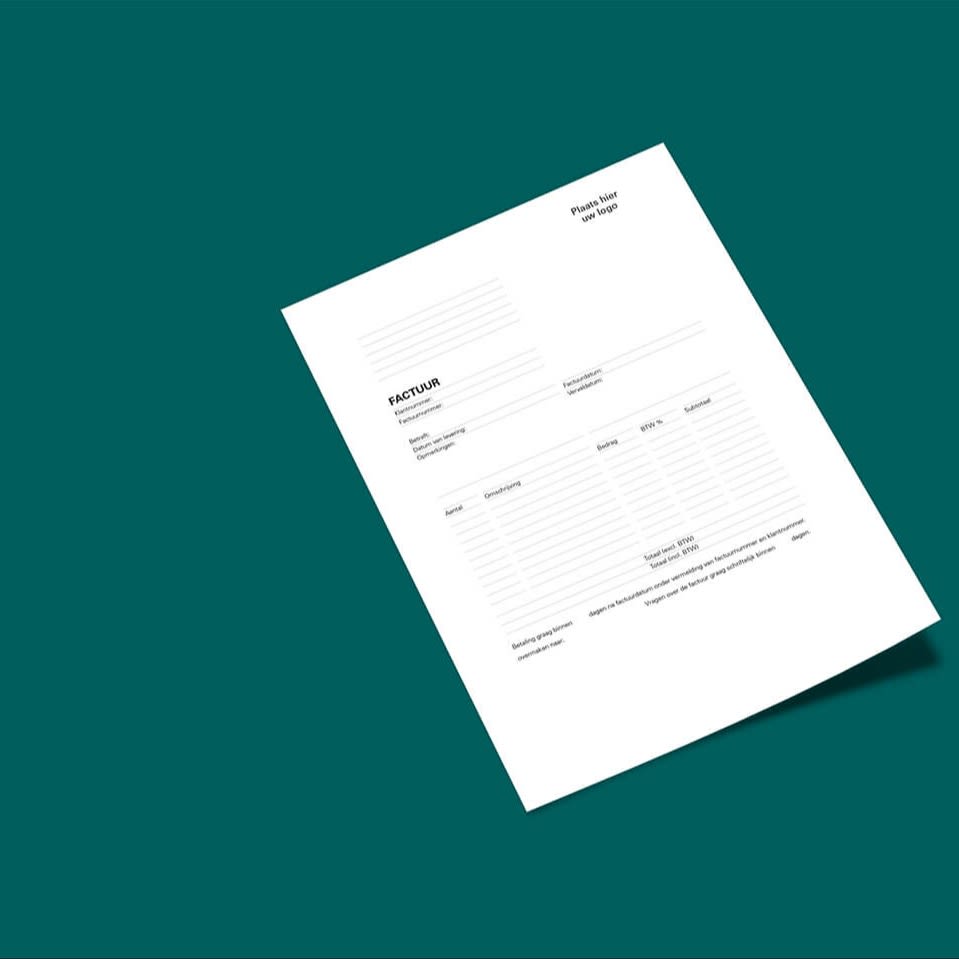 Download voorbeeldfactuur