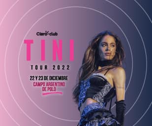 ENTRADAS SHOW TINI – BS AS