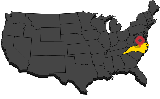 Red Iron Steel Buildings in North Carolina