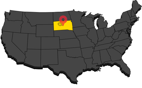 Red Iron Steel Buildings in South Dakota