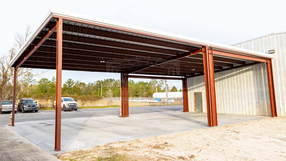 30x60x16 Red Iron Industrial Building