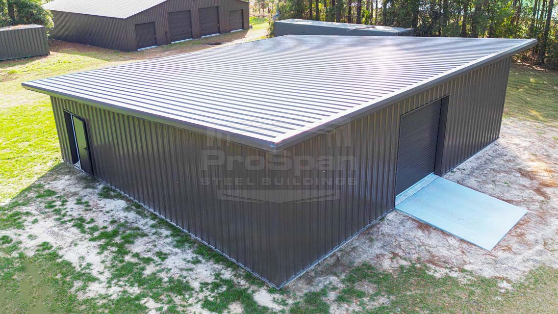 40x45x13 Red Iron Metal Barn