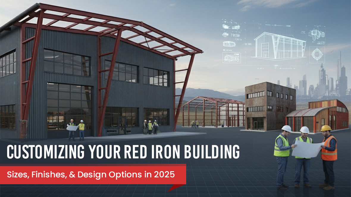 Customizing Your Red Iron Building: Sizes, Finishes, and Design Options in 2025