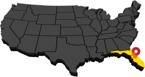 Pre-Engineered Red Iron Steel Buildings in Florida