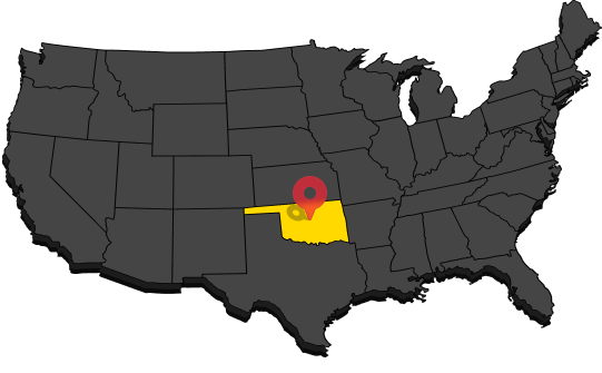 Red Iron Steel Buildings in Oklahoma