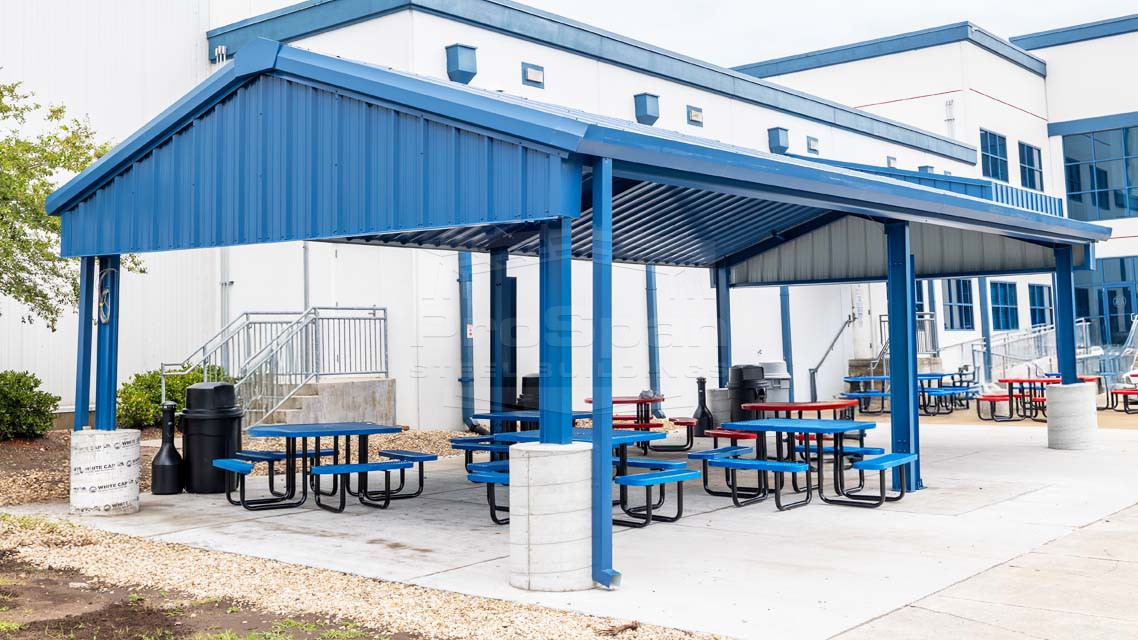 20x40x10 Red Iron Metal Building