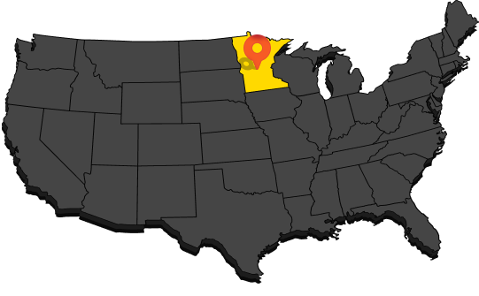 Pre-Engineered Red Iron Steel Buildings in Minnesota