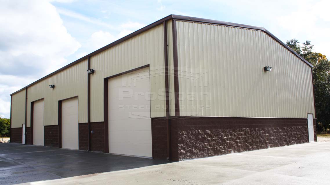 50x100x20 Red Iron Steel Building