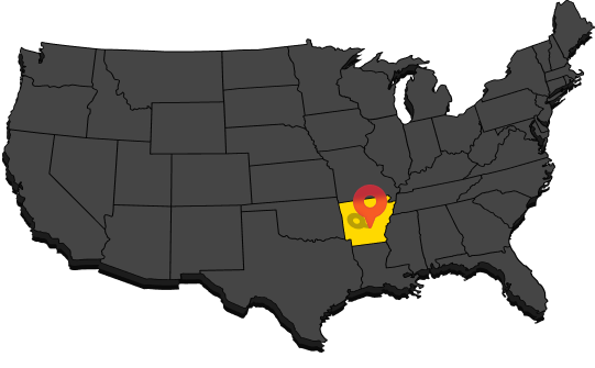 Red Iron Steel Buildings in Arkansas