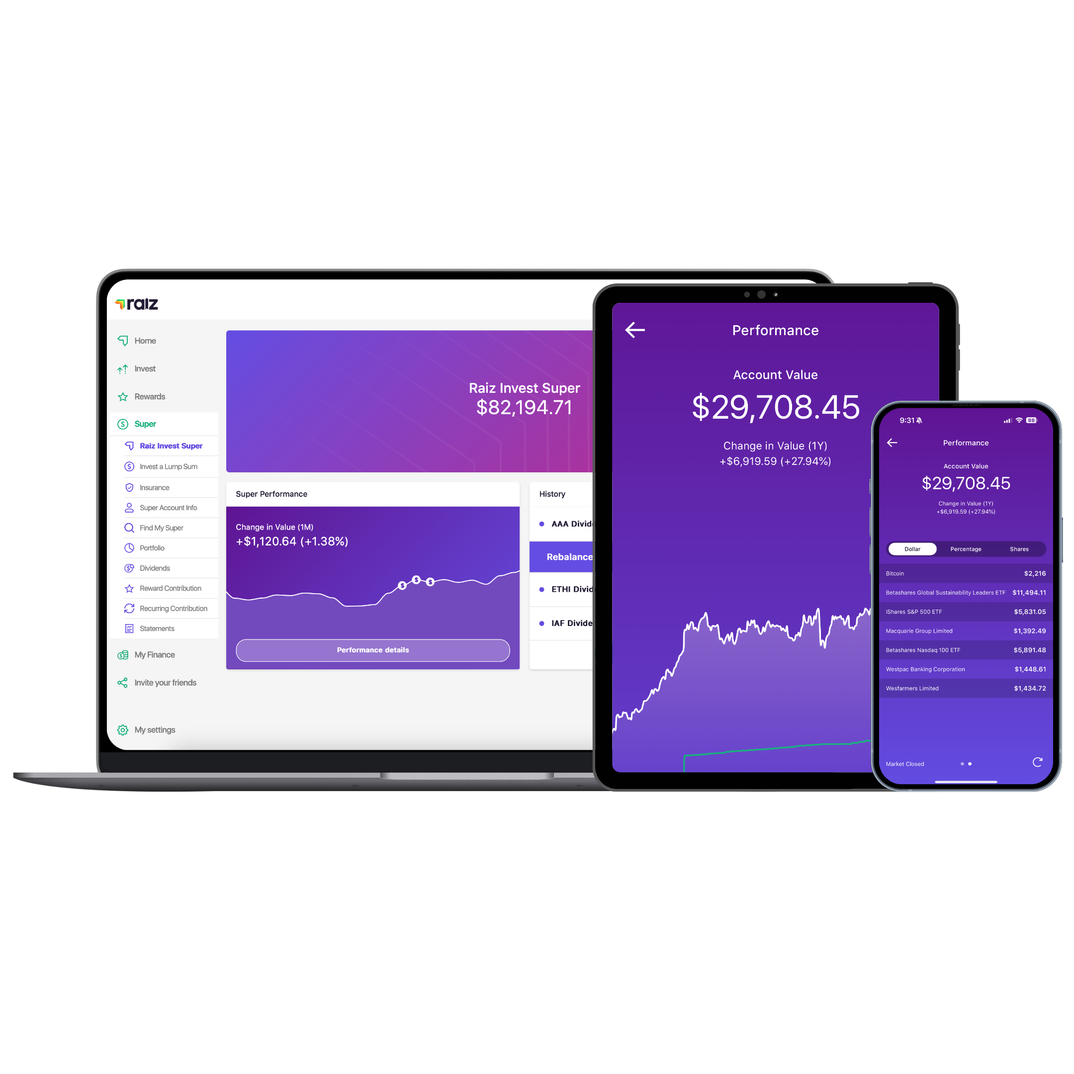 automated investing section image