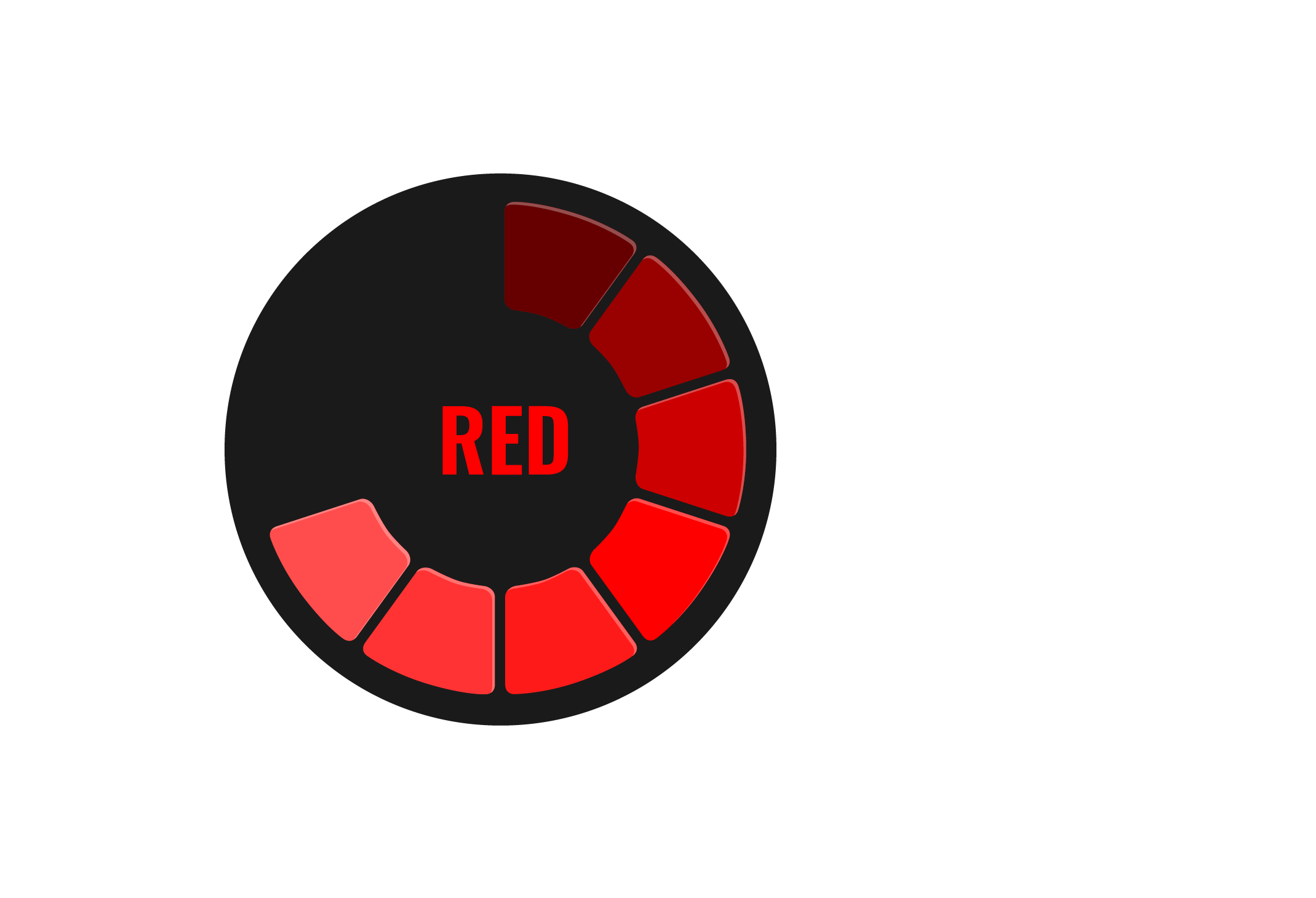 Color Psychology - Red color swatches