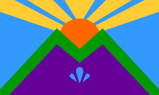 Flag of Manitou Springs, Colorado