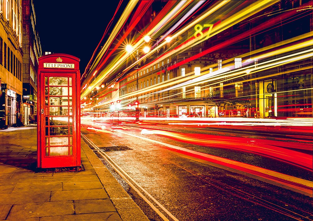 London Street at Night