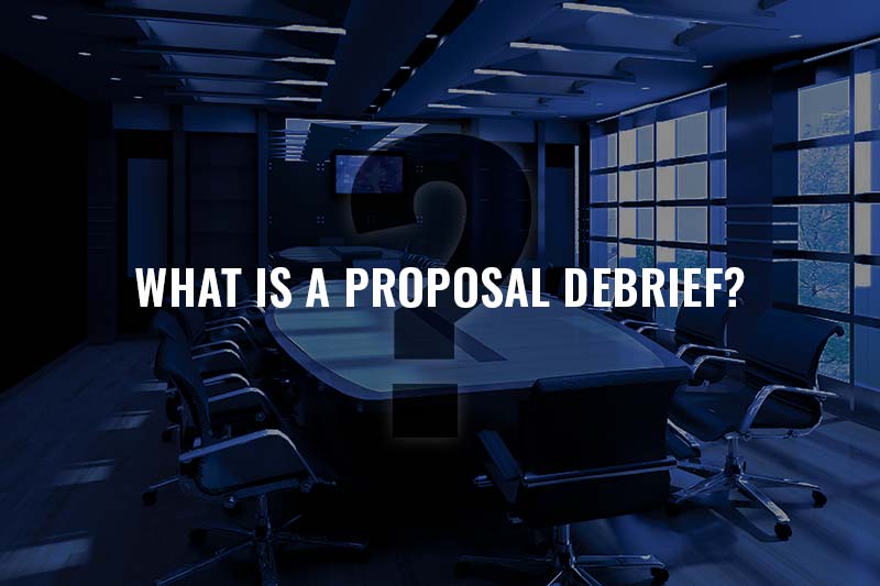 What is a Proposal Debrief Blog cover