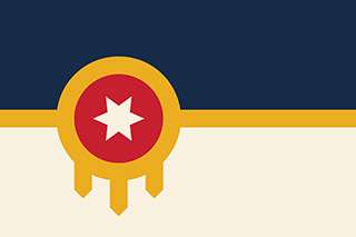 Flag of Tulsa, Oklahoma (2018)