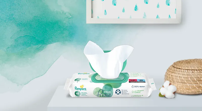 Dětské čisticí ubrousky Pampers Aqua Pure