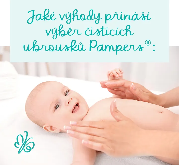 Jaké výhody přináší výběr čisticích ubrousků Pampers®