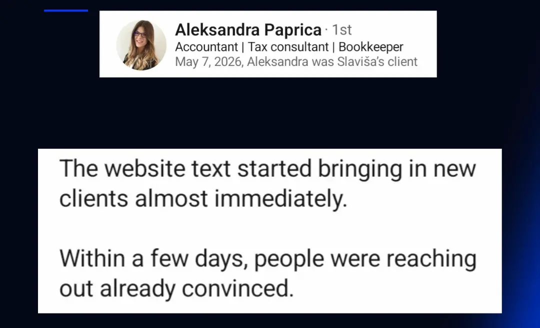 Website copy