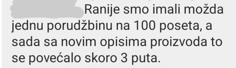Copywriter rezultati - klijent Marti pozamanterija