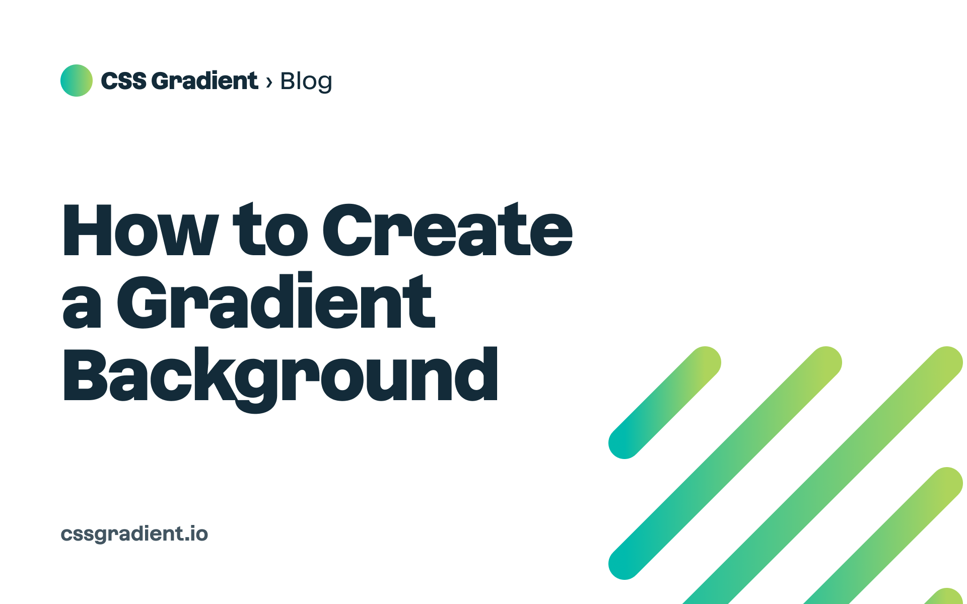 How to create a gradient background – CSS Gradient