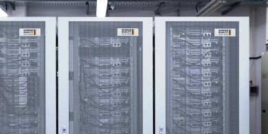 Contabo's server rack setup at a Data Center.