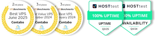 Contabo award badges