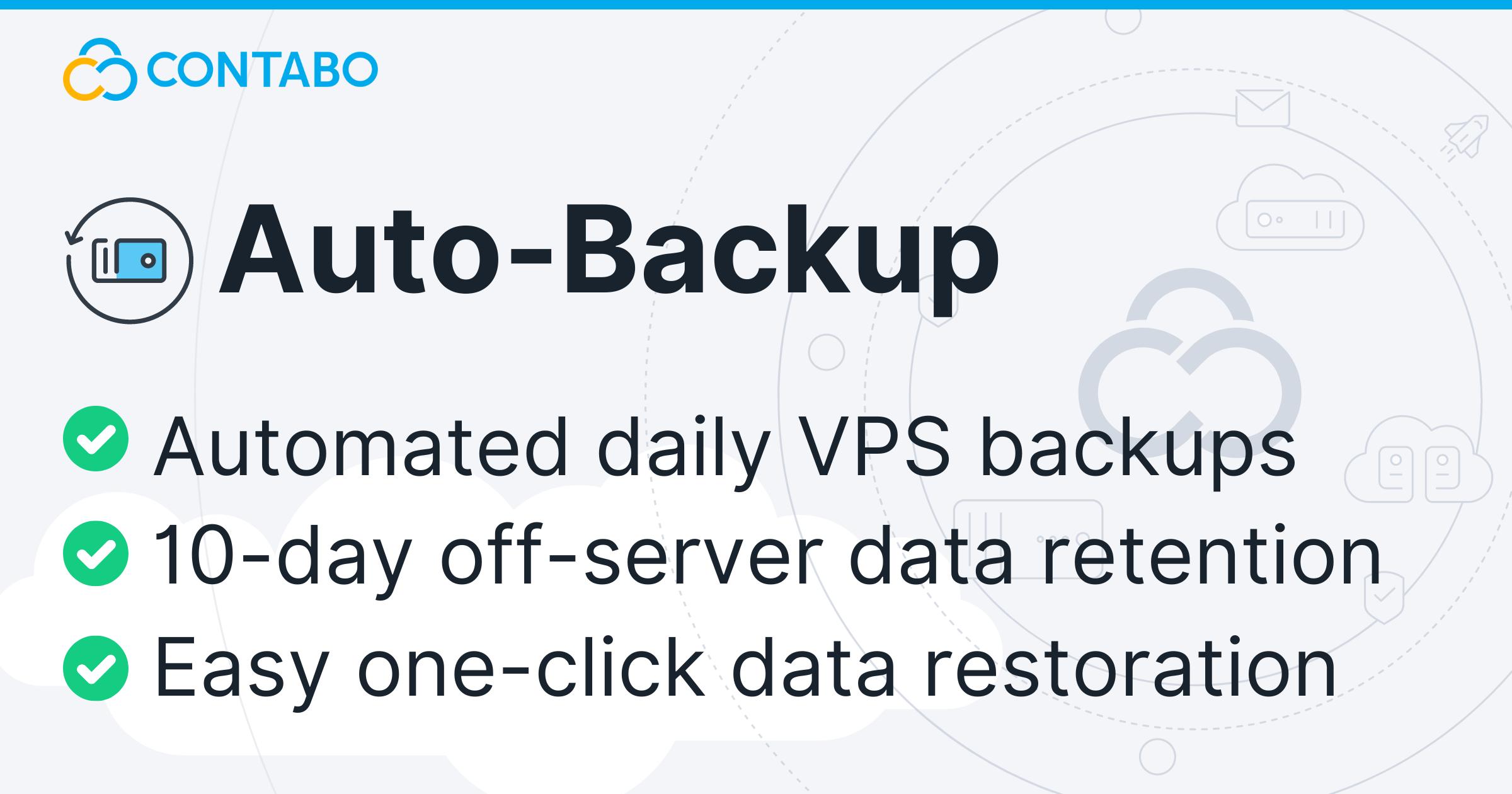 Auto Backup Automated Data Protection for Your Contabo VPS