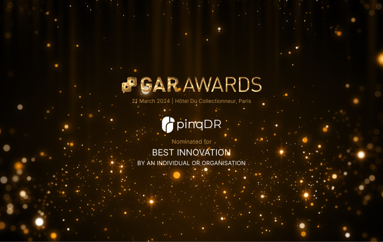 pinqDR Shortlisted for a GAR Award 2024