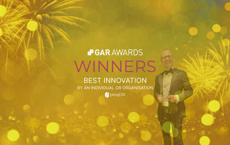 pinqDR awarded 'Best Innovation' at the GAR Awards 2024