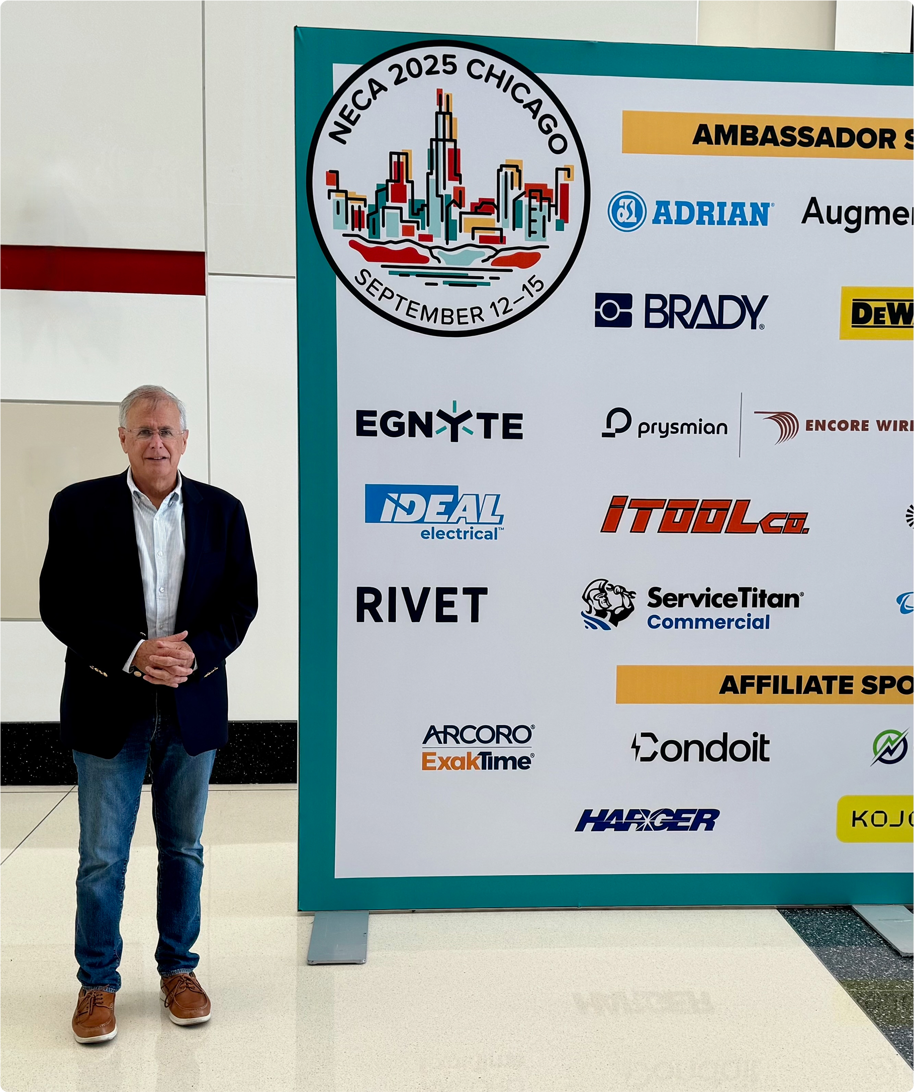 Scott at NECA National Conference 2025