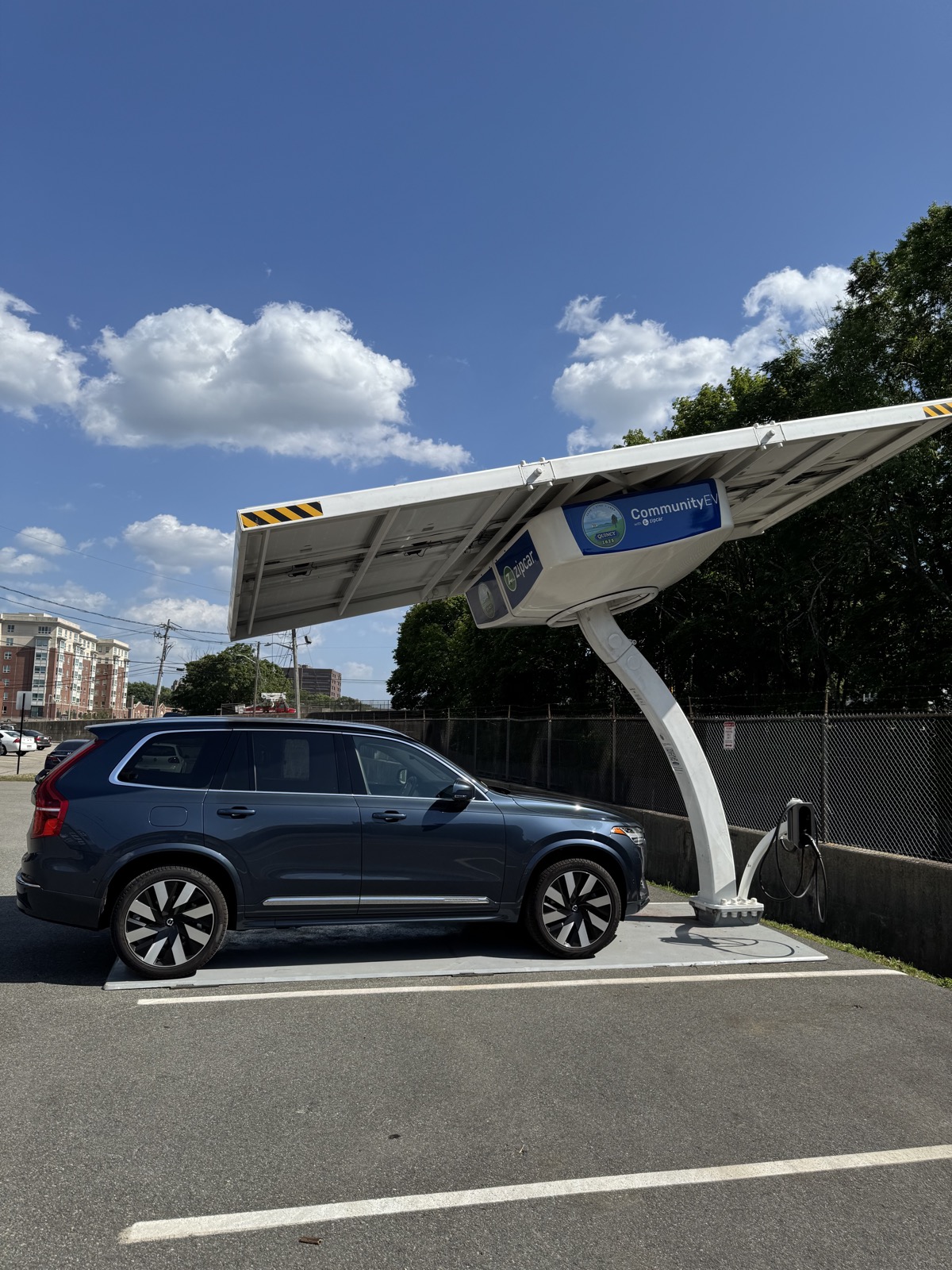 MAPC Community EV Carshare — first site, Quincy MA