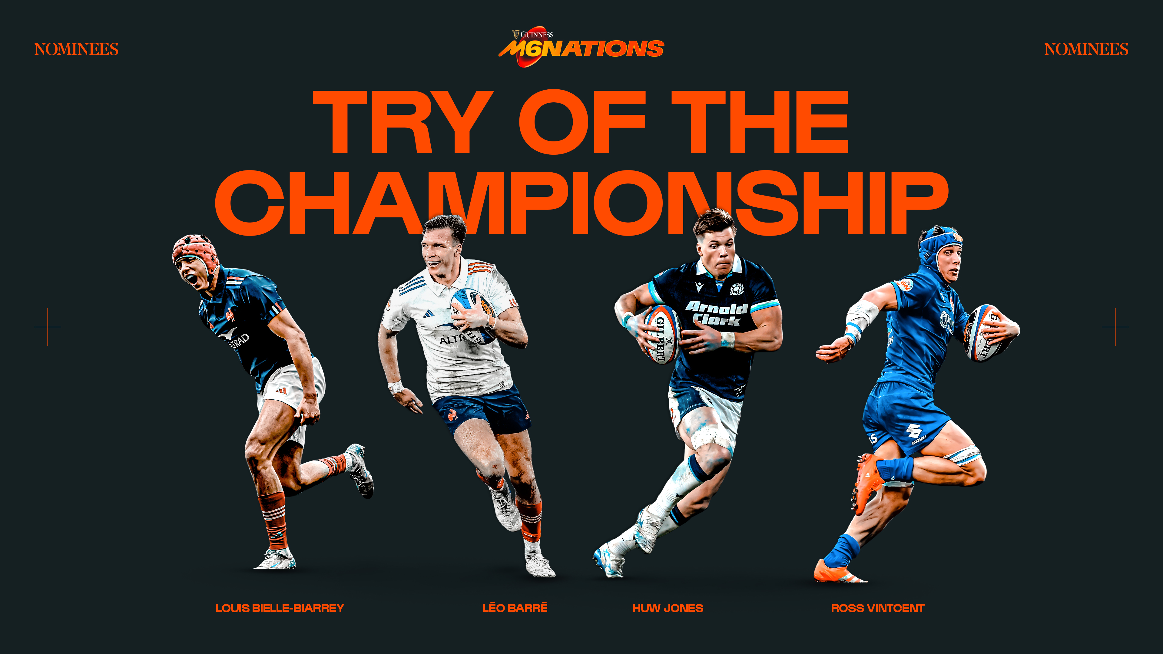 Try of the Championship nominees 