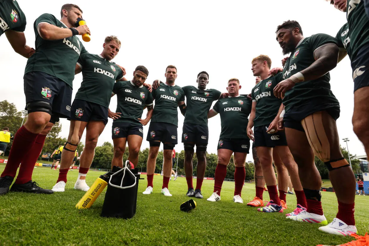 Lions in training in Dublin, 2025