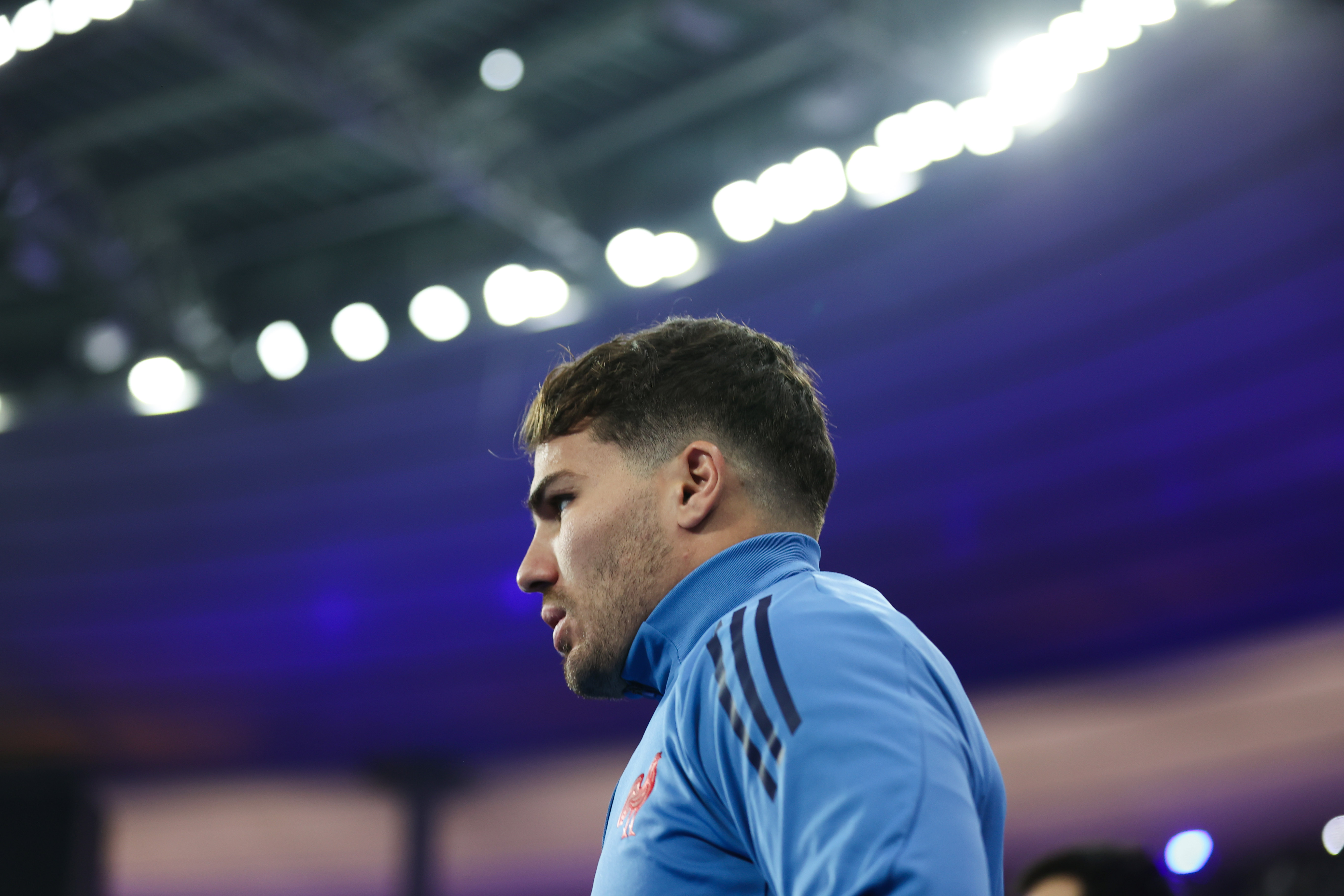 France's Antoine Dupont ahead of the Autumn Nations Series between France and New Zealand at Stade de France, Paris, France Saturday, November 16th, 2024 (Photo by Tom Maher / Inpho)