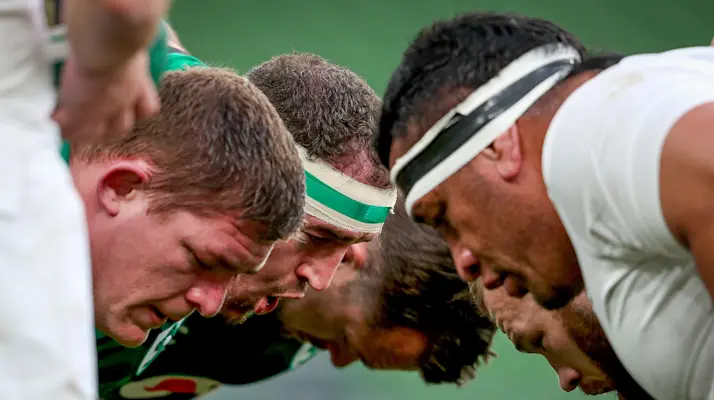 Rob Herring in a scrum 20/3/2021