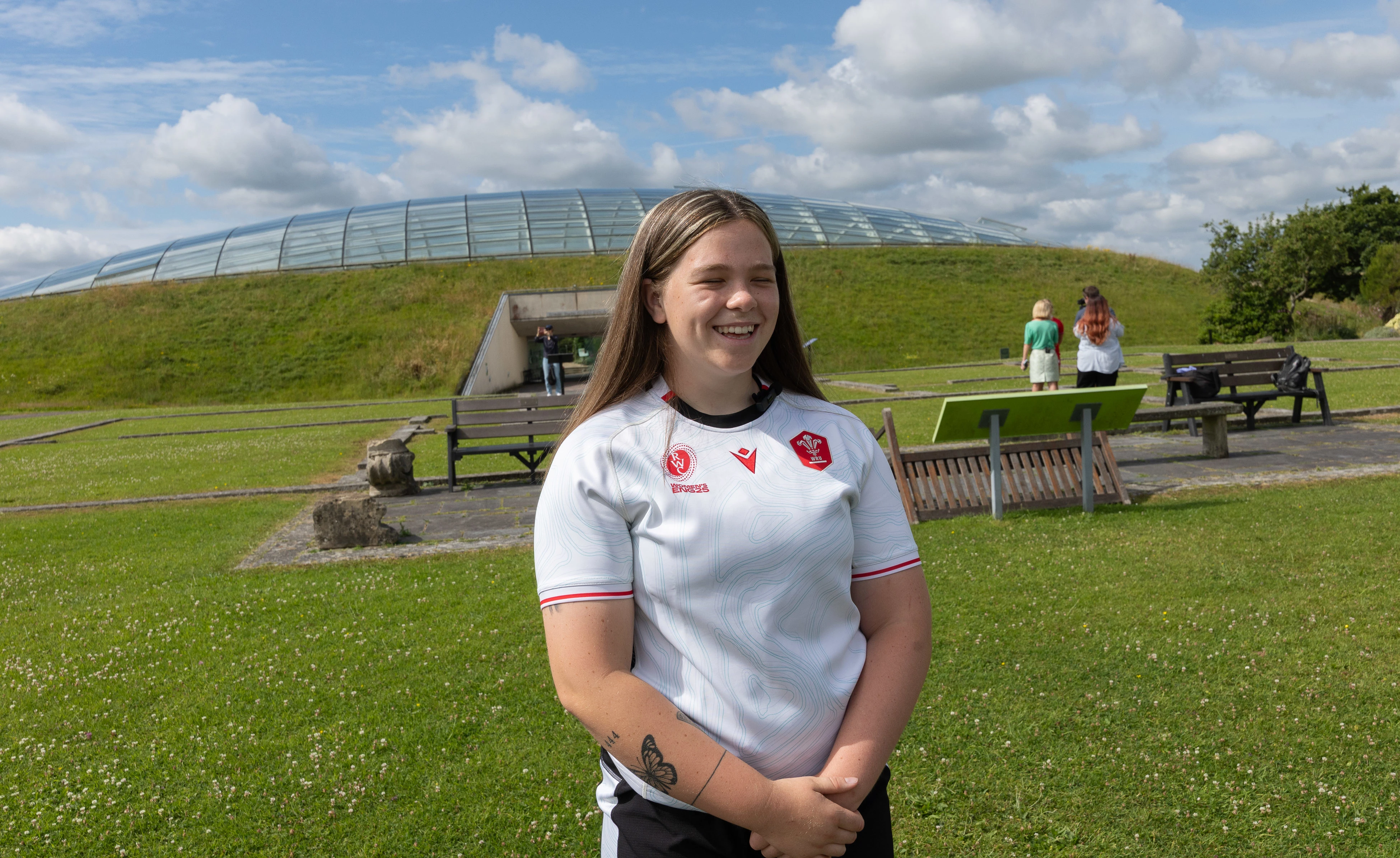 Maisie Davies - WRU 2025 RWC kit launch