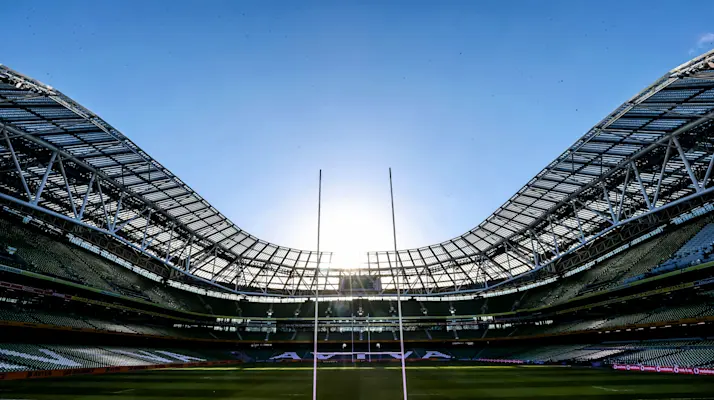 Aviva Stadium interior shot