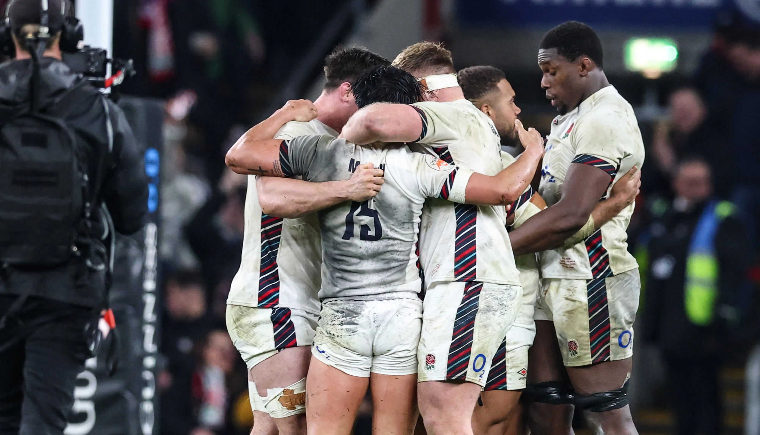 England celebrate against Scotland - M6N 2025