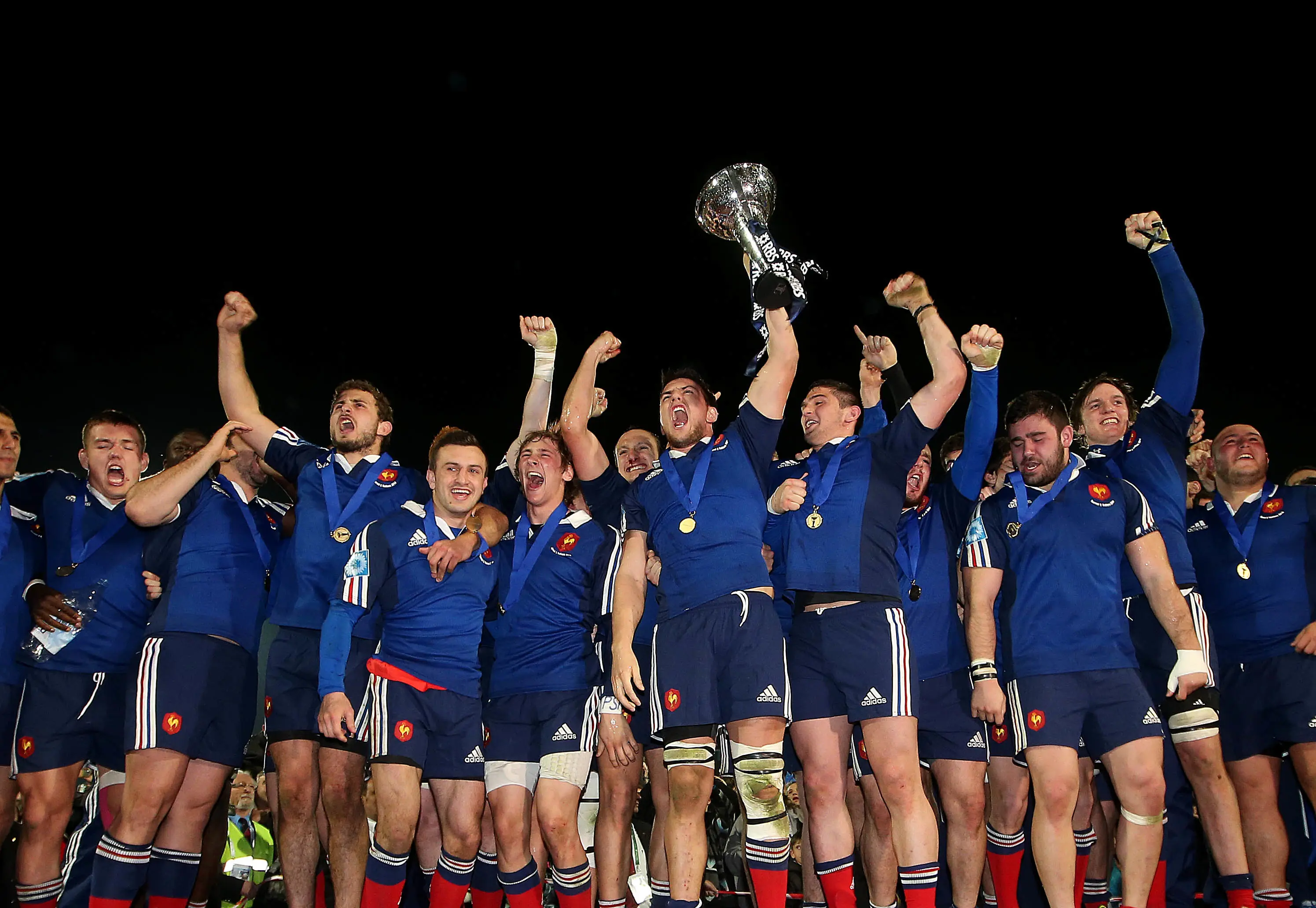 France U20 celebrate 2